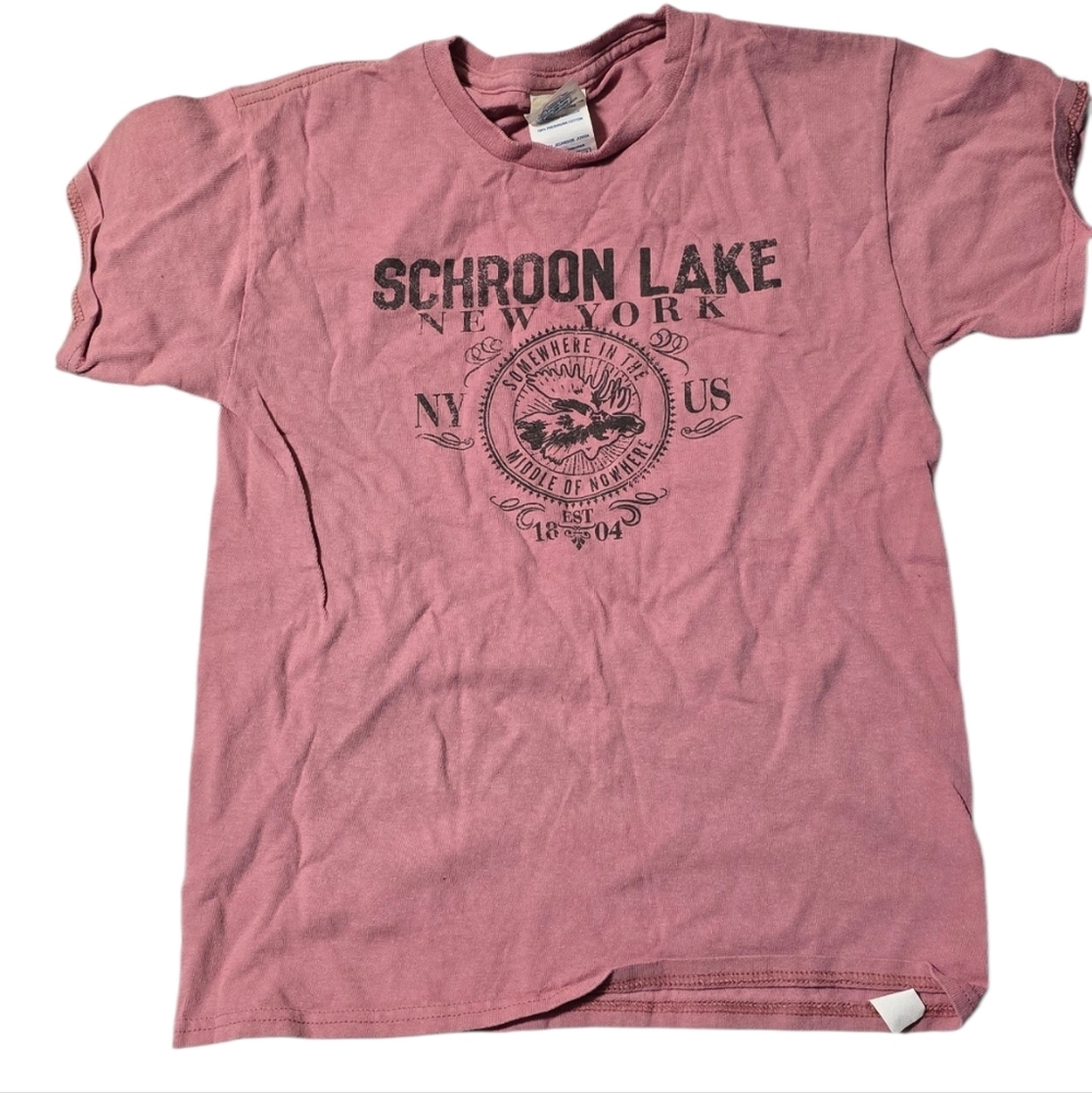 Pink Schroon Lake New York T-Shirt
